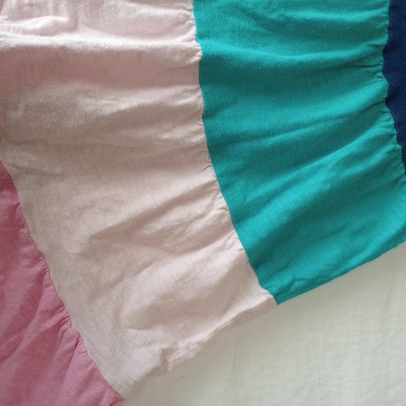 Girls sleeveless multi colored summer dress - Picture 3 of 3